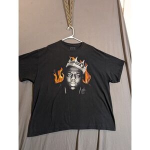 Notorious Big Vintage Style Rap‎ Tee Size 2X Color Black